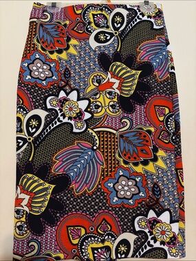 Colorful Paisley Floral Pencil Skirt marca ECI